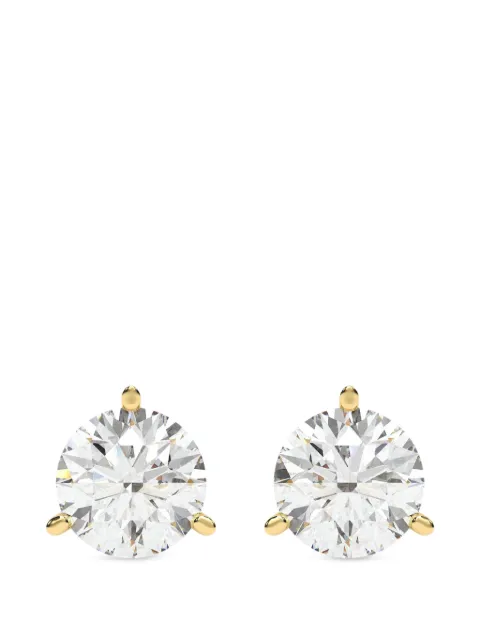 Diamond Essentials lab-grown diamond solitaire stud earrings Gold LGERSTRD400MT3PAA14Y