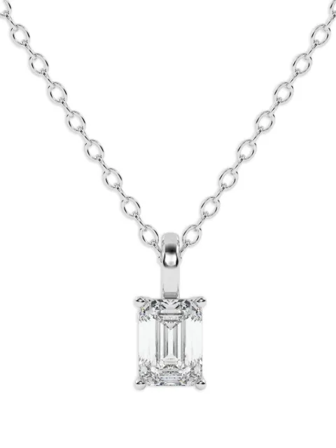 Diamond Essentials lab-grown diamond necklace Silver LGPDEM805281CSB14W