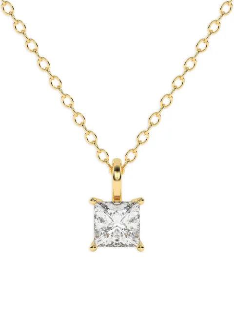 Diamond Essentials square-shape diamond necklace Gold LGPDPC80528075CSB14Y