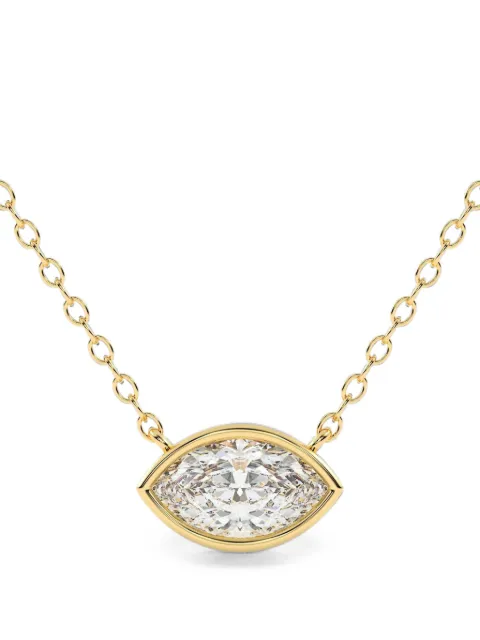 Diamond Essentials spring-ring-fastening diamond necklace Gold LGPDMQ80526075CBZ14Y