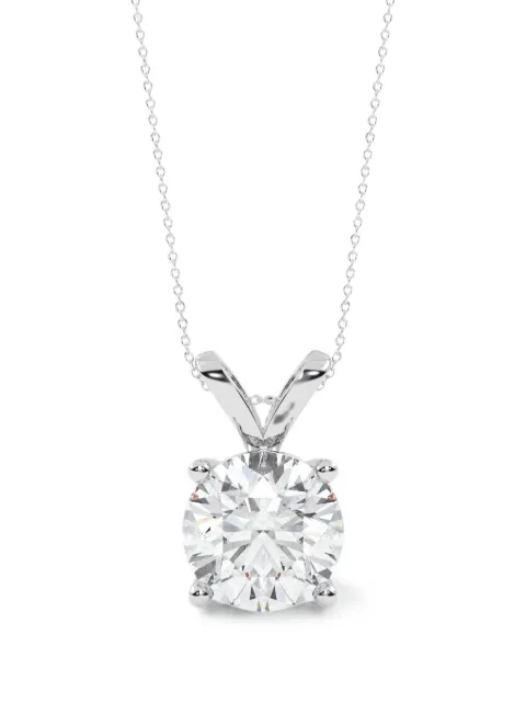 Diamond Essentials diamond solitaire necklace Silver LGPDSLRD2004P14W