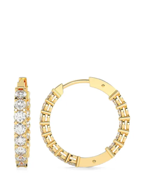 Diamond Essentials diamond hoop earrings Gold LGERHPORD433510C14Y