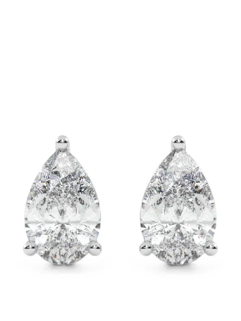 Diamond Essentials diamond solitaire earrings Silver LGERFAPS45051FLT14W