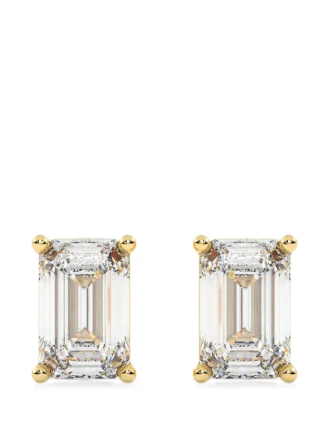 Diamond Essentials emerald-cut diamond earrings Gold LGERFAEM4505050FLT14Y
