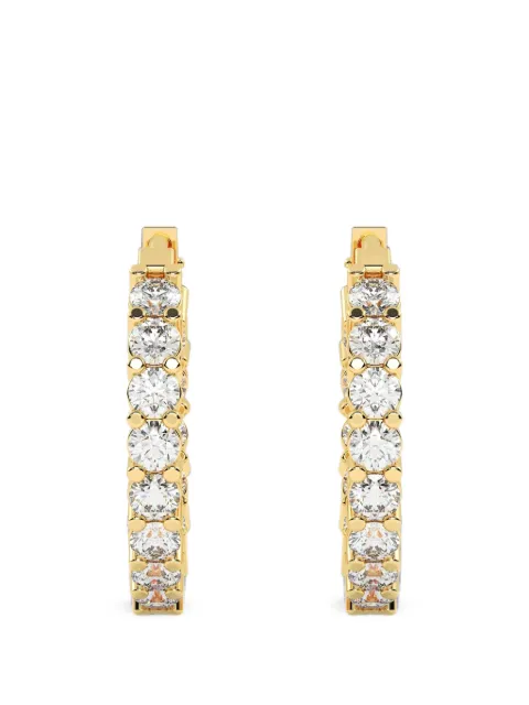 Diamond Essentials diamond hoop earrings Gold LGERHPRRD44671C14Y
