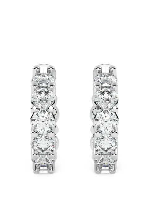 Diamond Essentials diamond hoop earrings Silver LGERFARD44352C14W