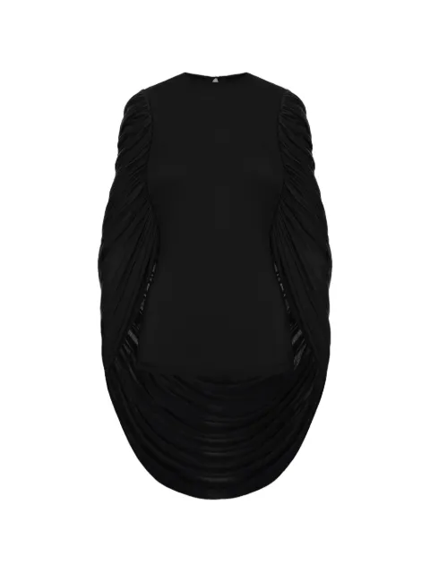 Seen Users Angel draped blouse Black SEEN12TOP32