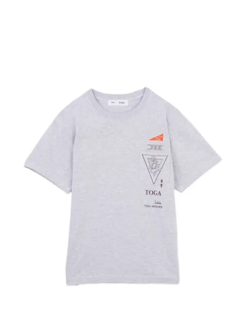 Toga graphic-print T-shirt Grey TOGTE2JK912MRGYX00M