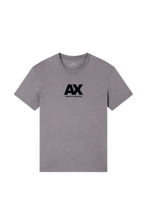 Armani Exchange logo-print jersey T-shirt Grey XM001403AF16432