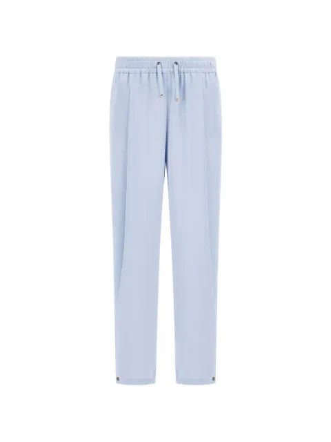 Herno Resort satin-finish straight trousers Blue PT00064DR12912
