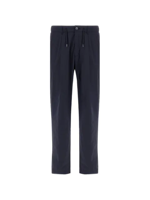Herno drawstring-waist tapered trousers Blue PT00049UR12917S