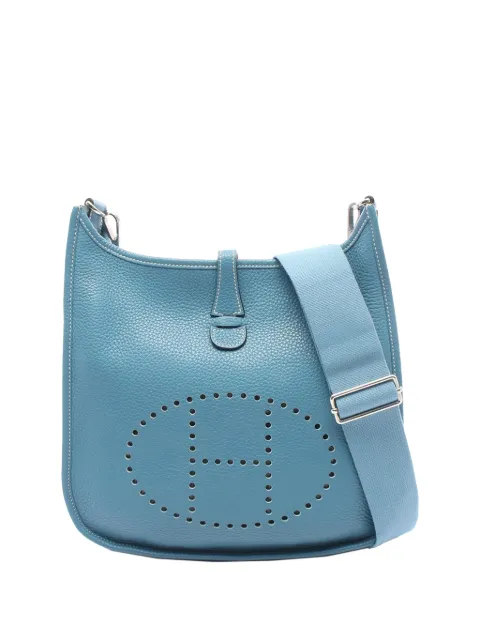 Hermès Pre-Owned 2011 Clemence Evelyne PM crossbody bag Blue XIHDT0T5MWDK8RR1