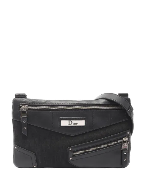 Christian Dior Pre-Owned 2010-2026 Diorissimo Trotter Canvas Street Chic crossbody bag Black RC8EB8A0566A2OFQ