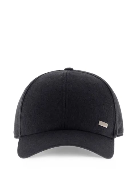 Herno cashmere-silk baseball cap Blue BER0008UR38087