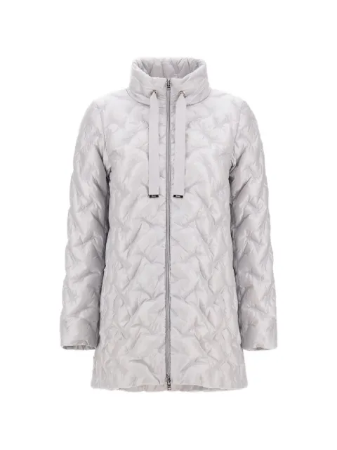 Herno A-shape quilted coat Grey PI00181DR12017Z