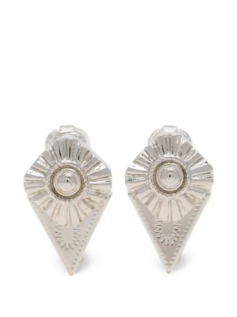 Toga embossed-detail drop earrings Silver TOGJWAK92328RSVX00F