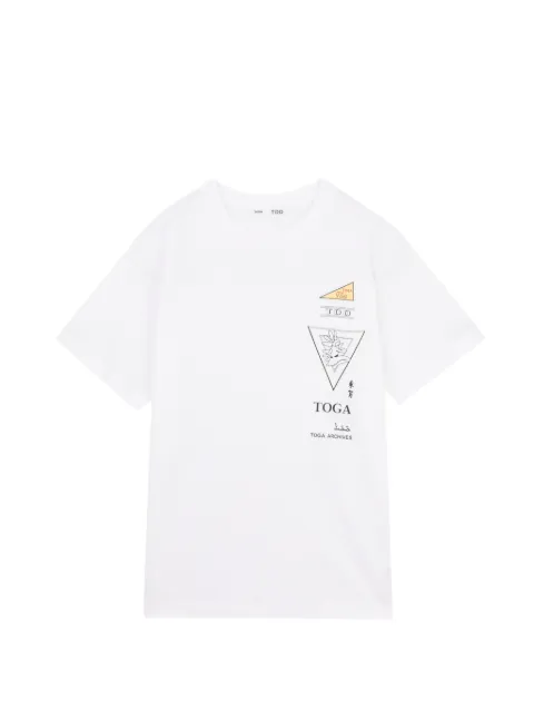 Toga graphic-print T-shirt White TOGTE2JK912MRWHX00M