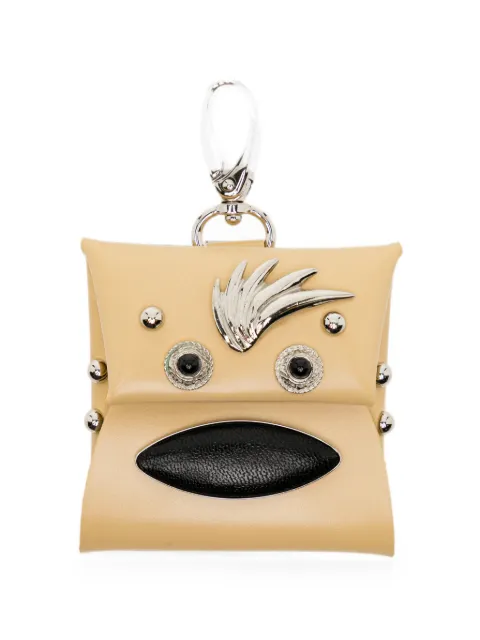 Toga embellished leather coin purse Neutrals TOGSGAG94306RYEL00F