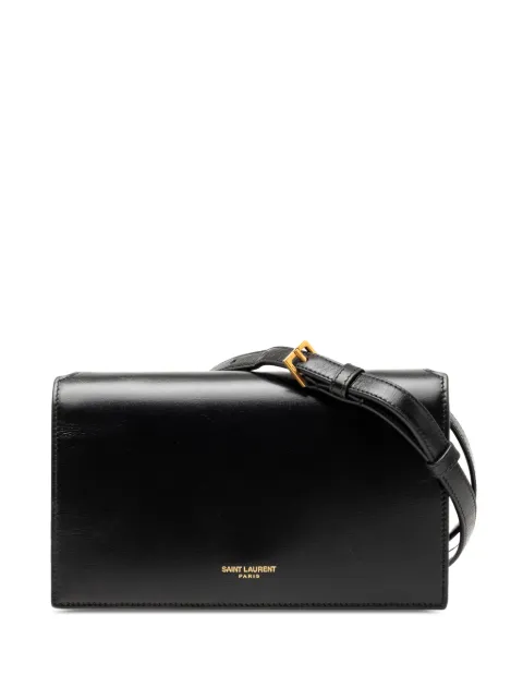 Saint Laurent Pre-Owned 2023 Smooth Calfskin crossbody bag Black 49OMF1YV6SF94PJ3