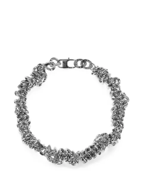 d'heygere twisted curb chain necklace Silver SS26JW33