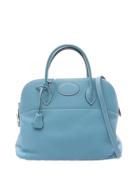 Hermès Pre-Owned 2006 Clemence Bolide 35 satchel Blue TF9KP97FQ1GX8QI2