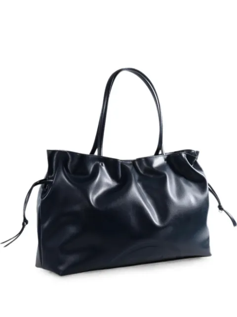 Tory Burch large Ella logo-embossed drawstring tote bag Blue 178767