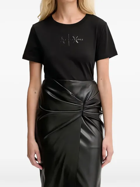 Armani Exchange logo-print T-shirt Black XW001366AF10356