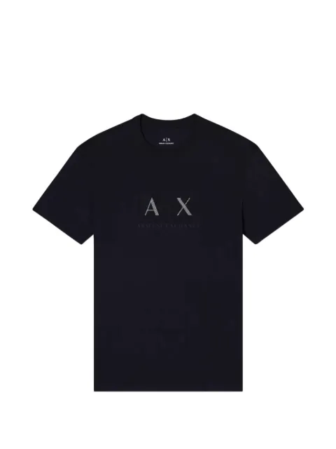 Armani Exchange rhinestone-embellished T-shirt Blue XM001463AF10356