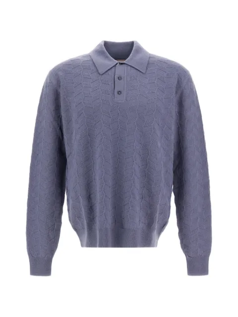 Herno Resort polo-collar sweater Blue MPL0006UR70187