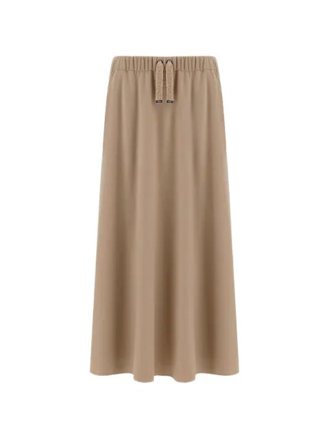 Herno Resort A-Line maxi skirt Neutrals GN00028DR12934