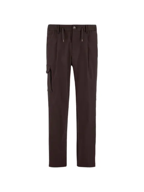 Herno drawstring straight-leg trousers Brown PT00050UR13328