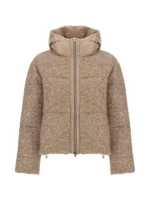 Herno sequin-embellished bouclé jacket Neutrals PI00187DR33494