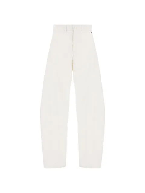Herno twill trousers White PT00059DR12531