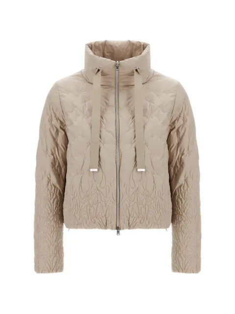 Herno quilted high-neck jacket Neutrals PI00168DR12915