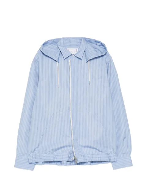 sacai striped jacket Blue 2604066M