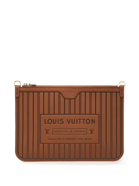 Louis Vuitton Pre-Owned 2021-2026 Inside Out Calfskin Neverfull MM pouch Brown 9NWQROPS605RAUAG