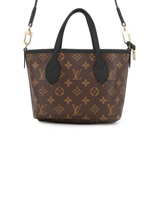 Louis Vuitton Pre-Owned 2021-2026 Monogram Neverfull Bandouliere Inside Out BB satchel Brown 0K9TJ8MG3ZRNPKDB