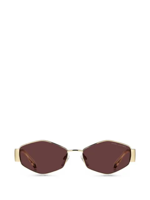 Marc Jacobs Eyewear Triangle geometric-frame sunglasses Gold MARC496SHINY