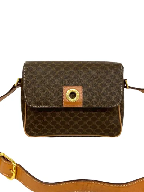 Celine Pre-Owned 2011 Macadam Coated Canvas crossbody bag Brown 5KMIFVX0I1I7IV0N