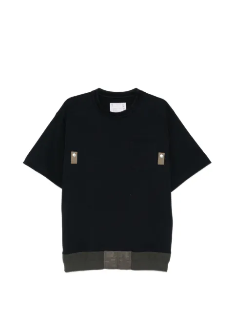sacai cotton T-shirt Blue 2604075M