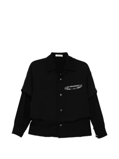 Undercover layered shirt Black UP2F1403
