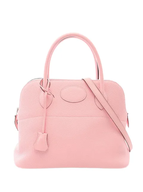 Hermès Pre-Owned 2021 Clemence Bolide 31 satchel Pink R8K8JBD9S1JR4GTQ