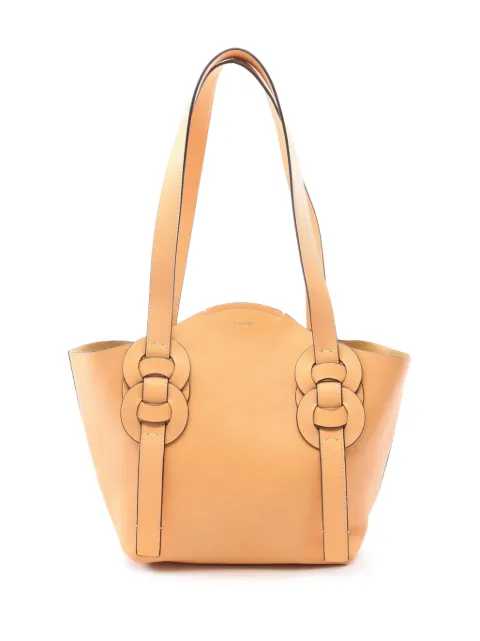 Chloé Pre-Owned 2010-2026 Leather Darryl tote bag Neutrals N7ACR9BREW2YNNMS