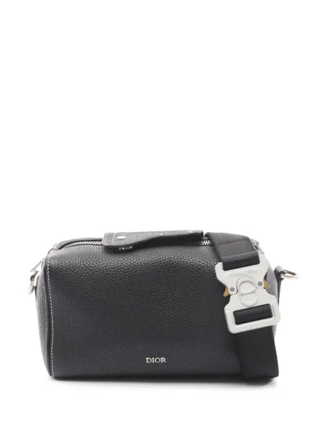 Christian Dior Pre-Owned 2021-2026 Grained Calfskin Lingot 22 crossbody bag Black EAWCM5KGR54ZH921