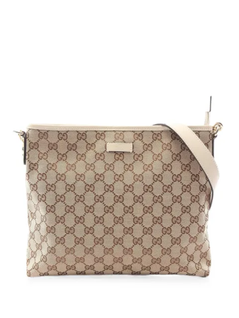 Gucci Pre-Owned 2000s GG canvas shoulder bag Neutrals 1081110