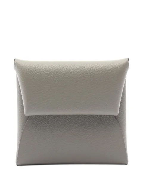 Hermès Pre-Owned 2022 Bastia Evercolor coin purse Grey 1082106U