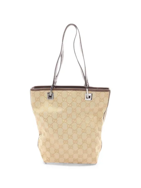 Gucci Pre-Owned 2000s GG canvas tote bag Neutrals 1082582