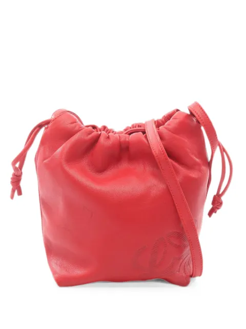 Loewe Pre-Owned 2000s Anagram shoulder bag Red 1079573