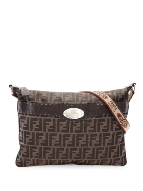 Fendi Pre-Owned 2000s Selleria Zucca shoulder bag Brown 1082645