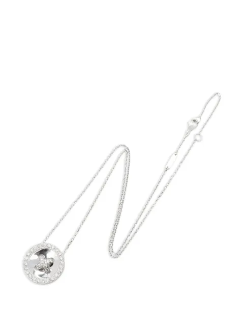 Van Cleef & Arpels Pre-Owned 2010s Boutonniere diamond necklace Silver 1082462BL89752